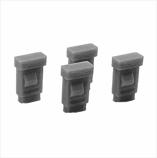 N Scale | Ready to Paint | Ticket Machine (4 pack)