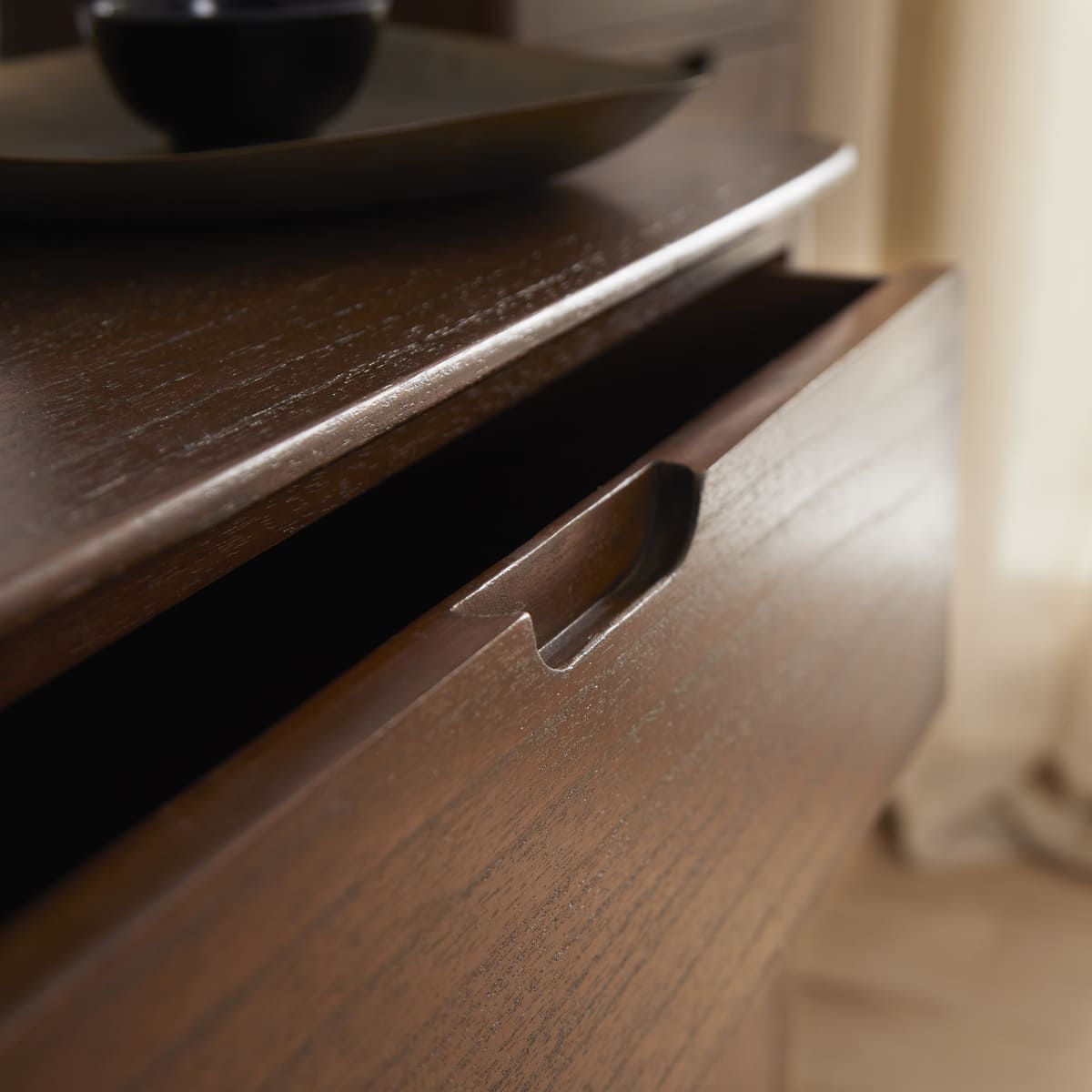 Norway Walnut Chest of 3 Drawers