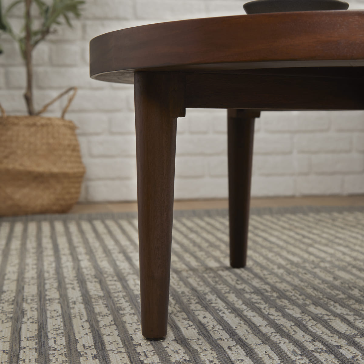 Norway Walnut Round Coffee Table