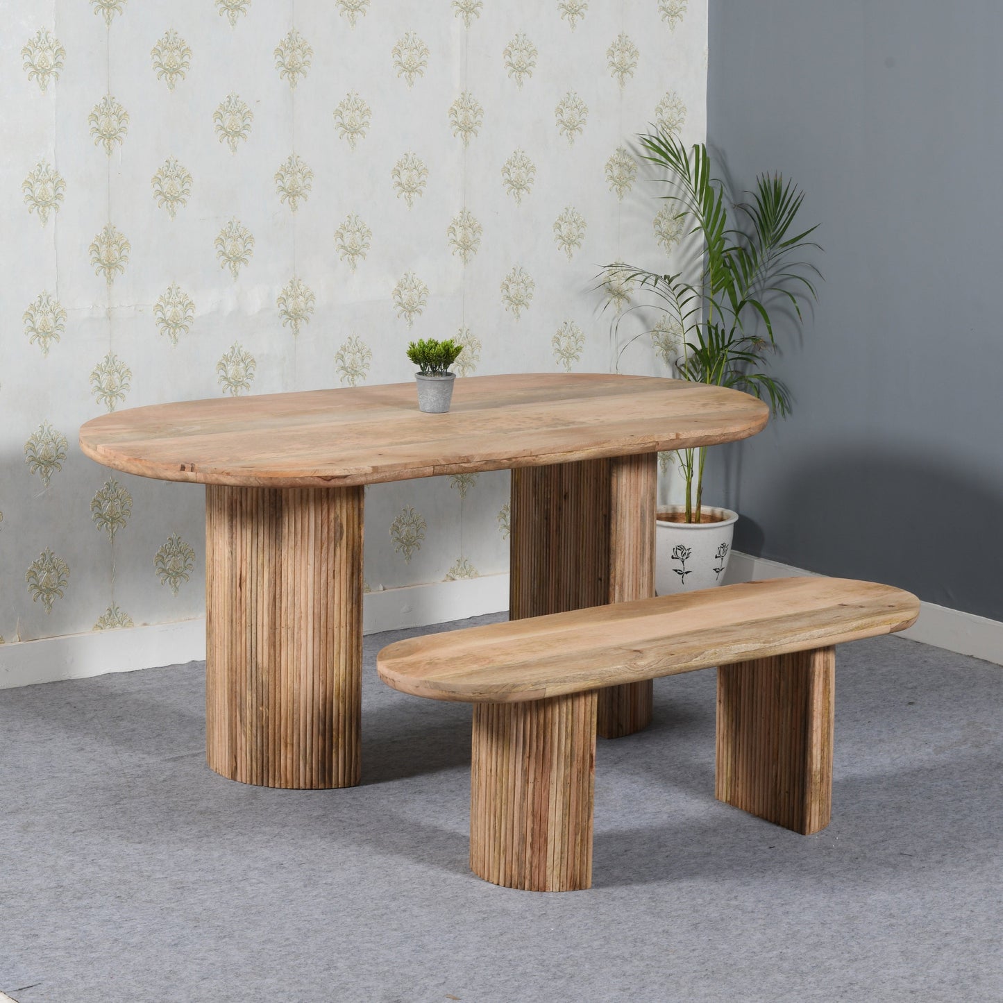 York Wooden Dining Table 170Cm