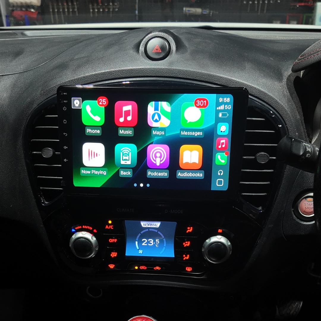 Nissan Juke Infiniti ESQ Apple Carplay / Android Auto 9" Stereo Upgrade 2010-2019