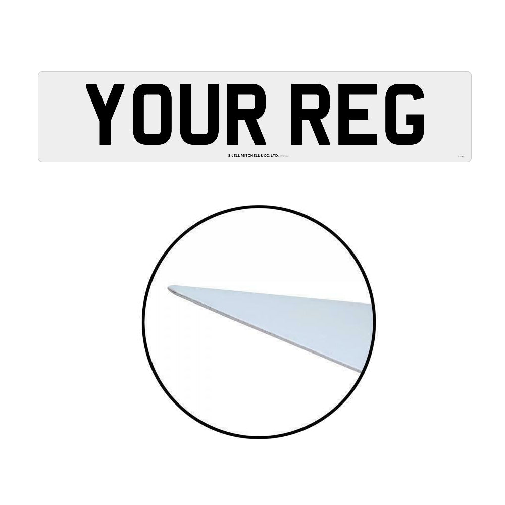 Metatek Aluminium Front & Rear Number Plates