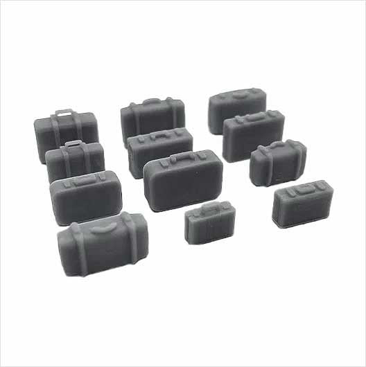 OO Scale | Ready to Paint | Luggage (12 pack)
