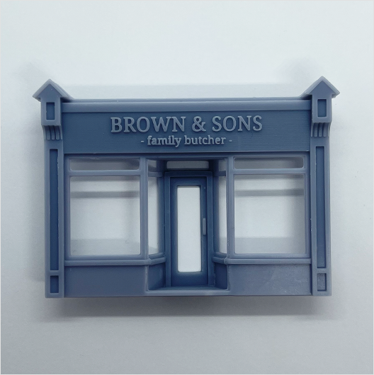OO Scale | Ready to Paint | Victorian Shopfront - Style 5 - Branded