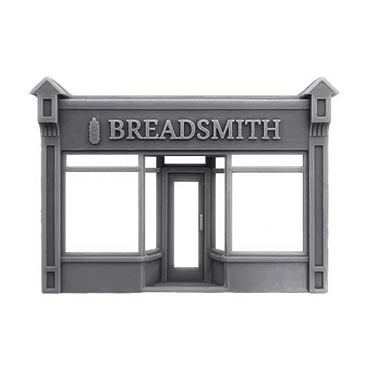OO Scale | Ready to Paint | Victorian Shopfront - Style 5 - Branded
