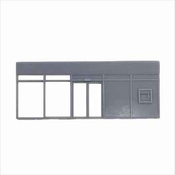 OO Scale | Ready to Paint | Convenience Store Shopfront - No Branding (1 piece)