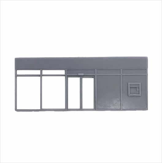 OO Scale | Ready to Paint | Convenience Store Shopfront - No Branding (1 piece)