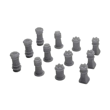OO Scale | Ready to Paint | Chimney Pots - Mixed (12 pack)