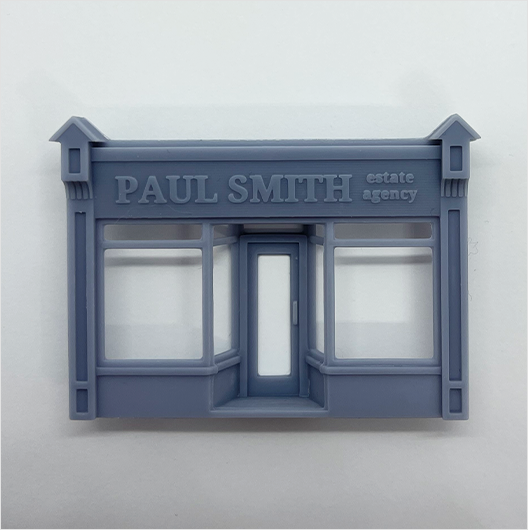 OO Scale | Ready to Paint | Victorian Shopfront - Style 5 - Branded