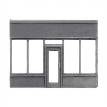 OO Scale | Ready to Paint | Victorian Shopfront - Parade - Style 1 (1 piece)