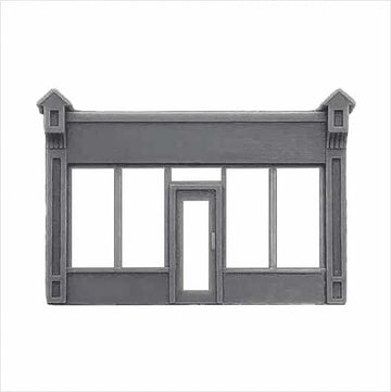 OO Scale | Ready to Paint | Victorian Shopfront - Style 1 (1 piece)