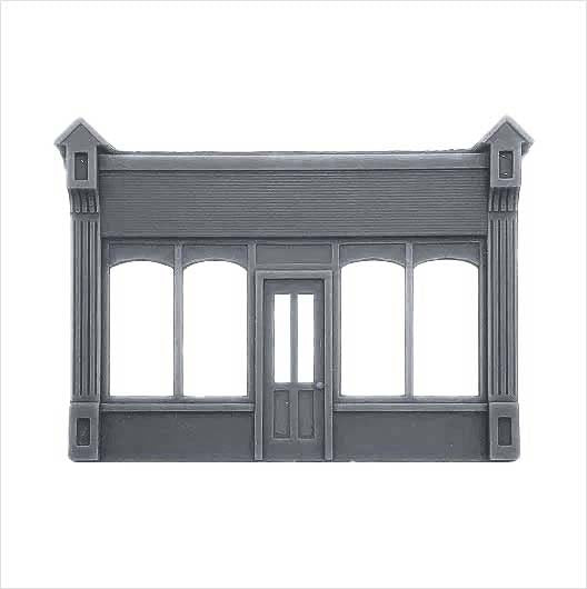 N Scale | Ready to Paint | Victorian Shopfront - Style 3 (1 piece)