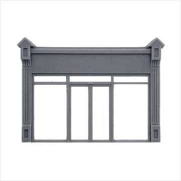 OO Scale | Ready to Paint | Victorian Shopfront - Style 4 (1 piece)