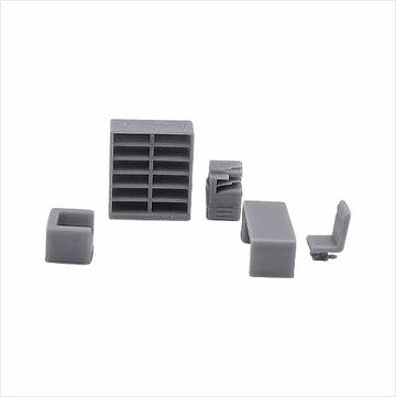 OO Scale | Ready to Paint | Office Furniture (5 Pieces)