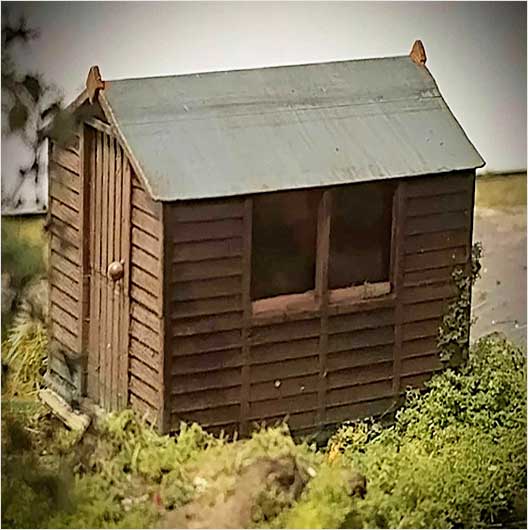 OO Scale | Ready to Paint | Garden Shed