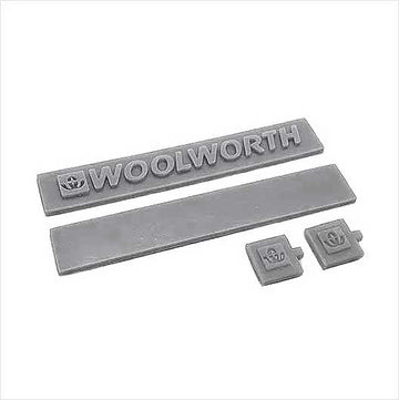 OO Scale | Ready to Paint | Woolworth Shop Sign (4 piece)