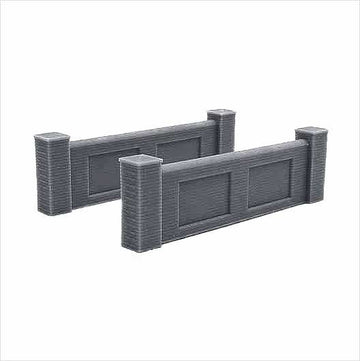 OO Scale | Ready to Paint | Railway Bridge Parapet Wall (2 pack)