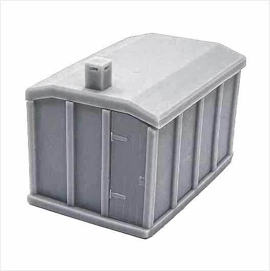 OO Scale | Ready to Paint | Concrete Line-Side Hut - Style 1