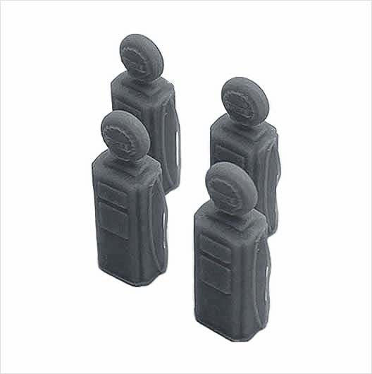 OO Scale | Ready to Paint | Vintage Shell Petrol Pump (4 pack)