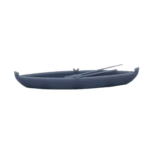 OO Scale | Ready to Paint | Rowing Boat with Oars