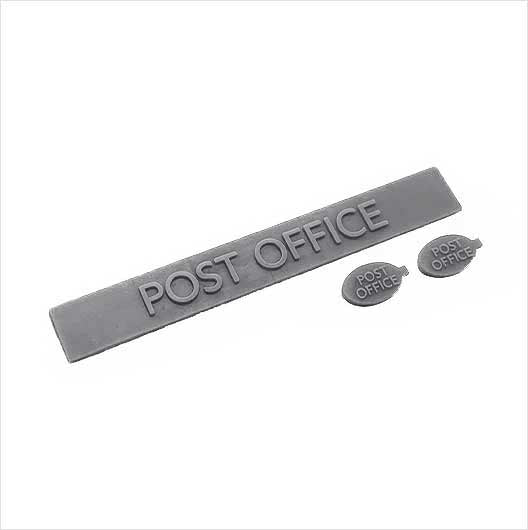 OO Scale | Ready to Paint | Post Office Sign Set (3 piece)