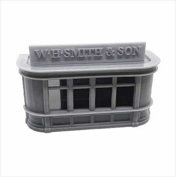 OO Scale | Ready to Paint | Steam-Era W. H. Smith and Son Platform Kiosk