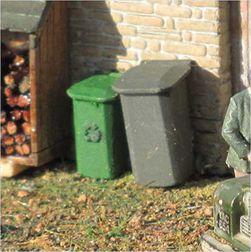 OO Scale | Ready to Paint | Wheelie Bin - Style 1