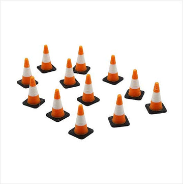 OO Scale | Pre-Coloured | Orange and White Traffic Cone
