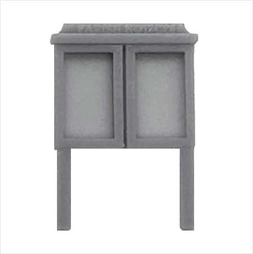 OO Scale | Ready to Paint | Parish Noticeboard