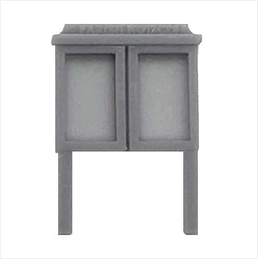 OO Scale | Ready to Paint | Parish Noticeboard