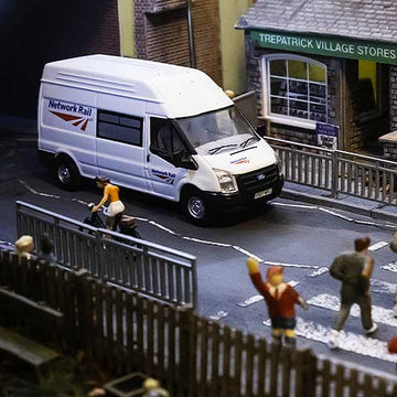 OO Scale | Ready to Paint | Pedestrian Railing - Wide (10 pack)