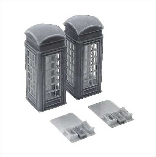 TT Scale | Ready to Paint | K2 Telephone Box