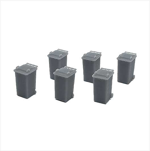 OO Scale | Ready to Paint | Wheelie Bin - Style 2