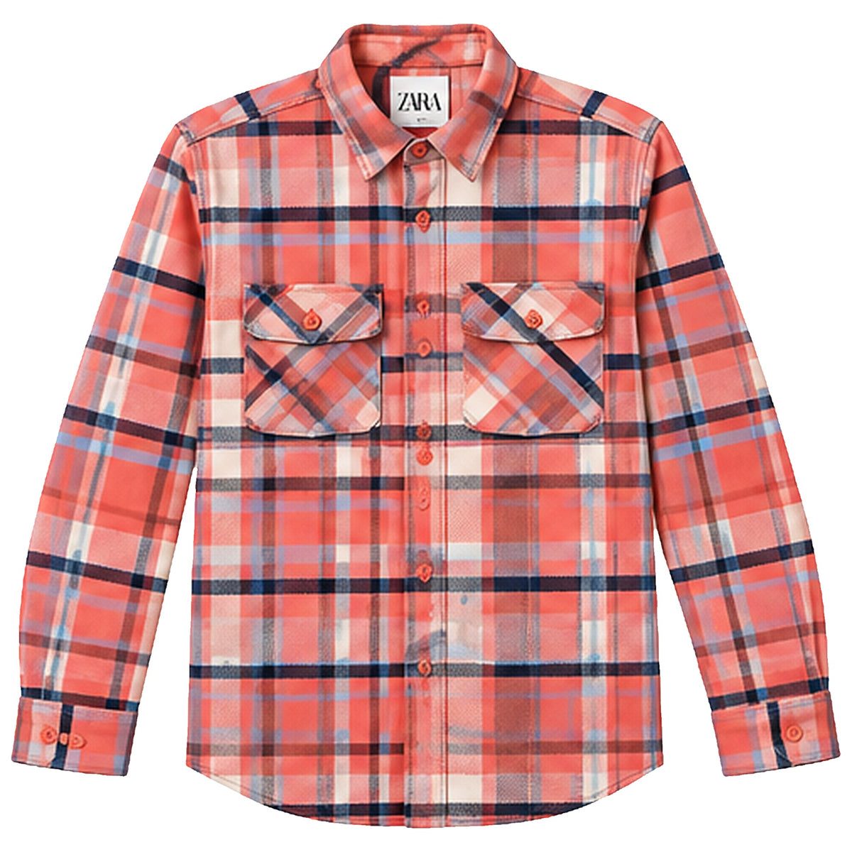 Ex High Street Brushed Cotton Overshirt
