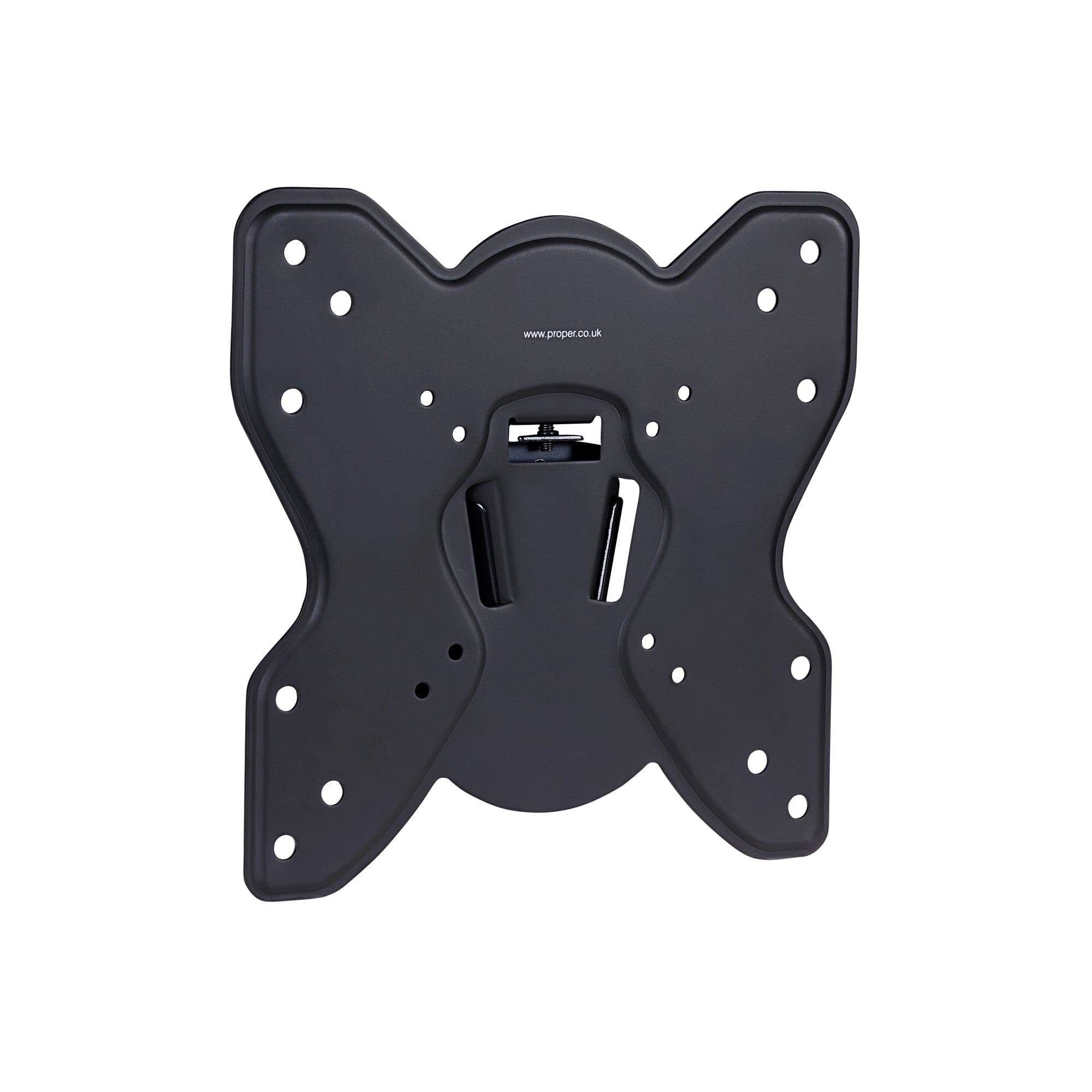 ProperAV Flat TV Wall Bracket (23" - 43" / 25kg Capacity / VESA Max. 200x200) - Black