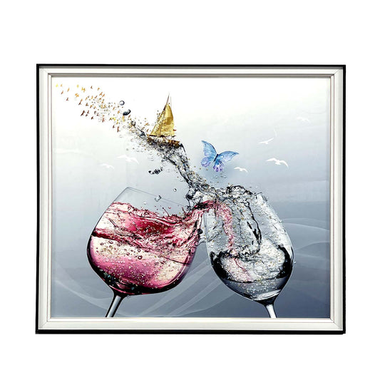 The Art of Enjoyment Canvas Painting - 80x80cm