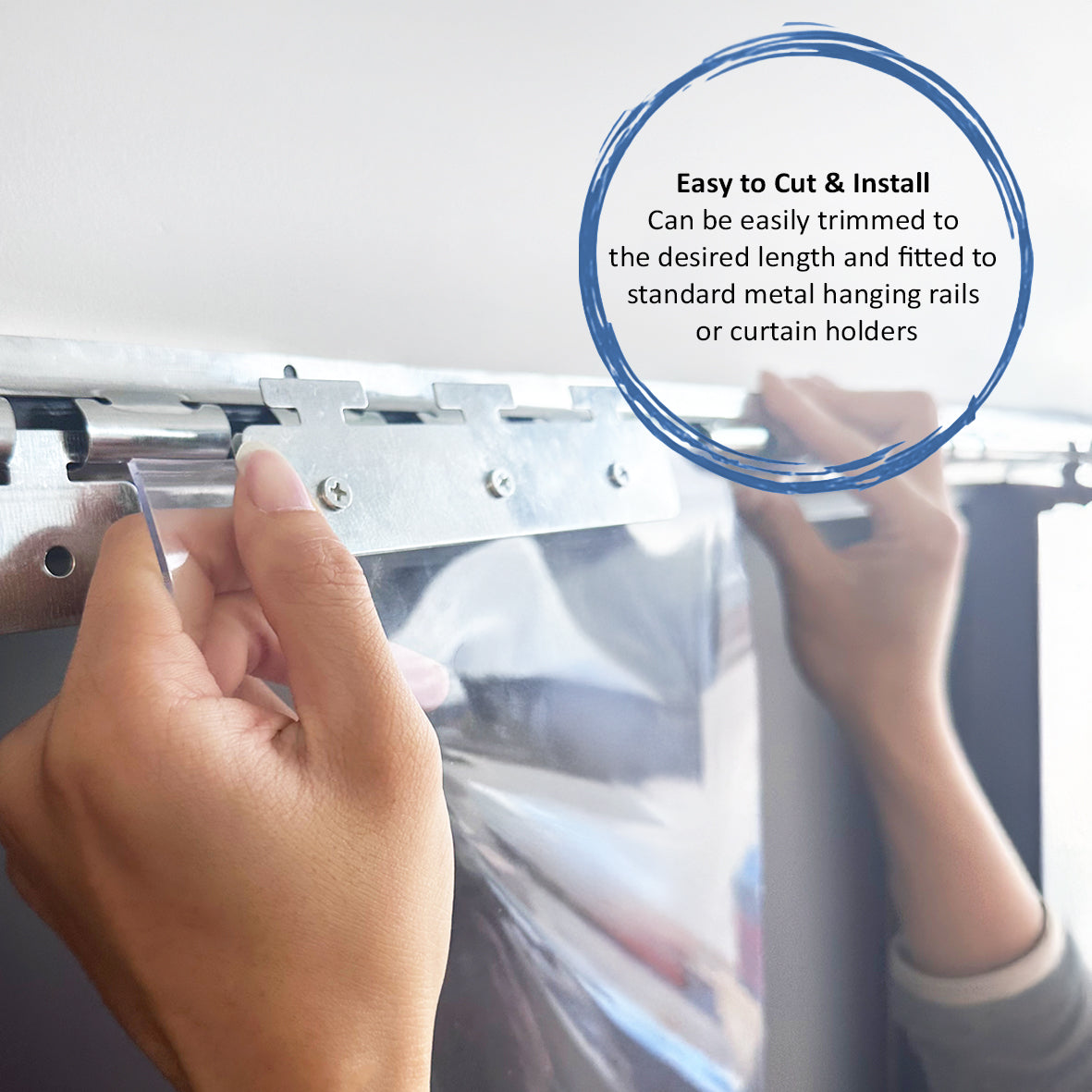 PVC Strip Curtain Rolls - 10m, 20m, 50m