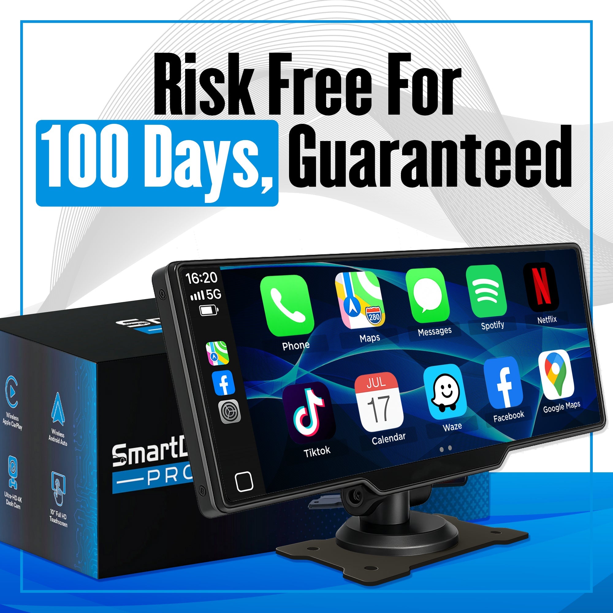 SmartDash™ Pro CarPlay Tablet 2025