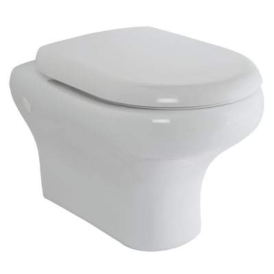 Wall Hung WC Pan in Alpine White
