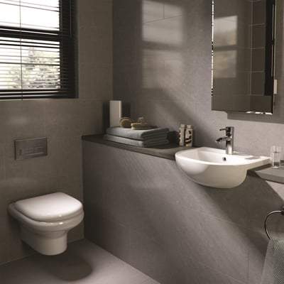 Wall Hung WC Pan in Alpine White