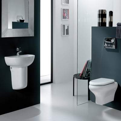 Wall Hung WC Pan in Alpine White