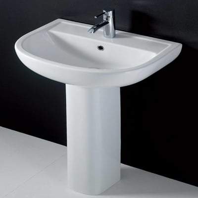 55cm Basin in Alpine White - All Styles