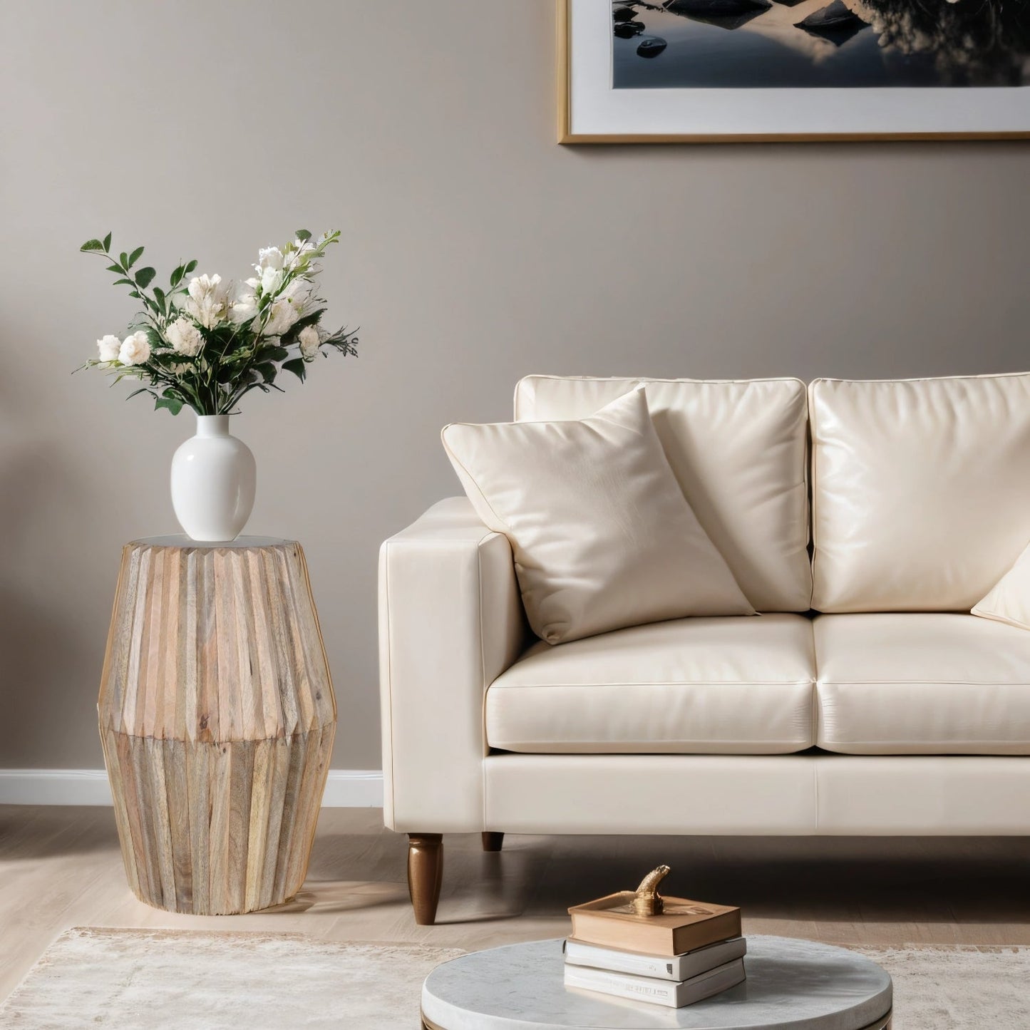 Preston Mango Wood End Table