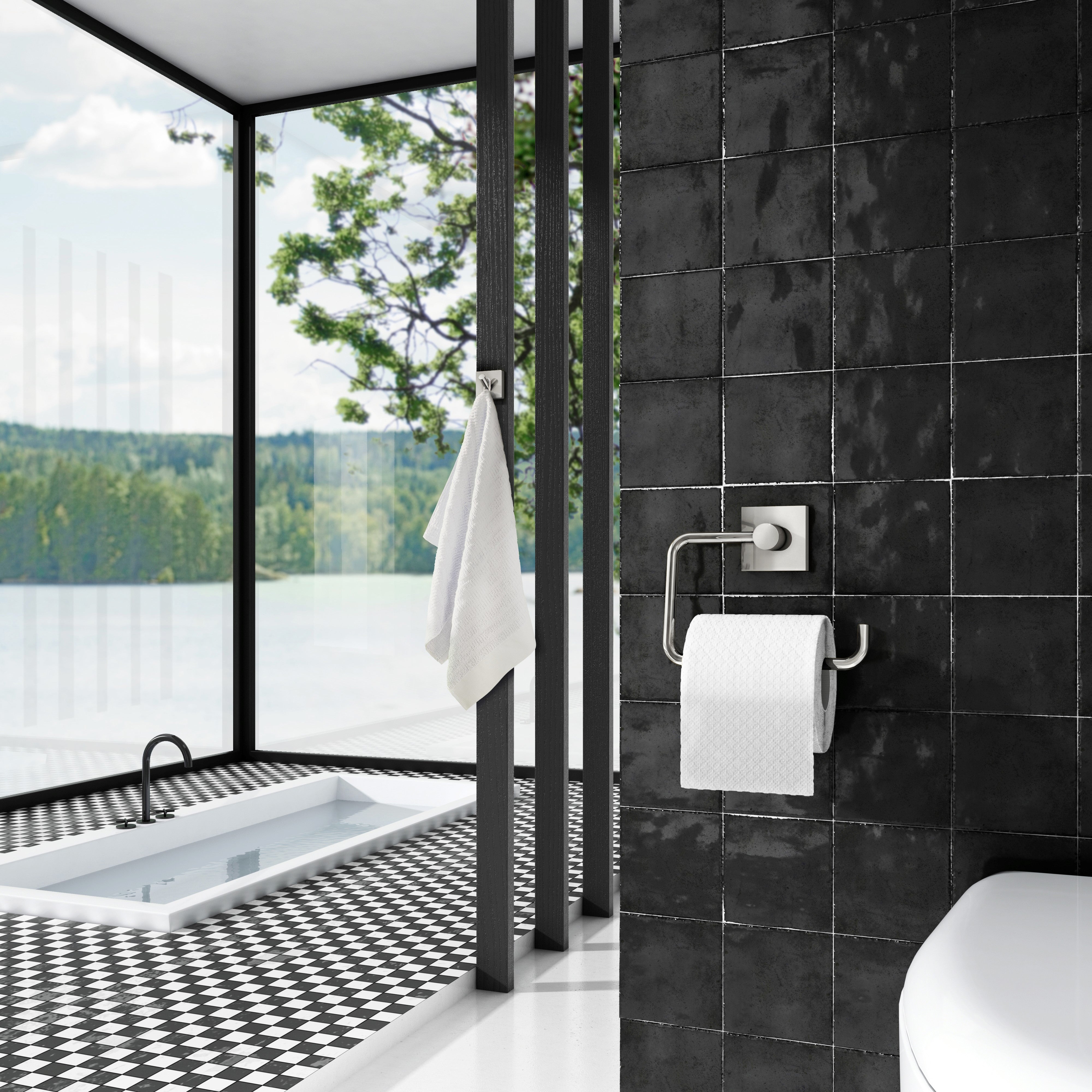 Smedbo House Toilet Roll Holder RK341 Polished Chrome