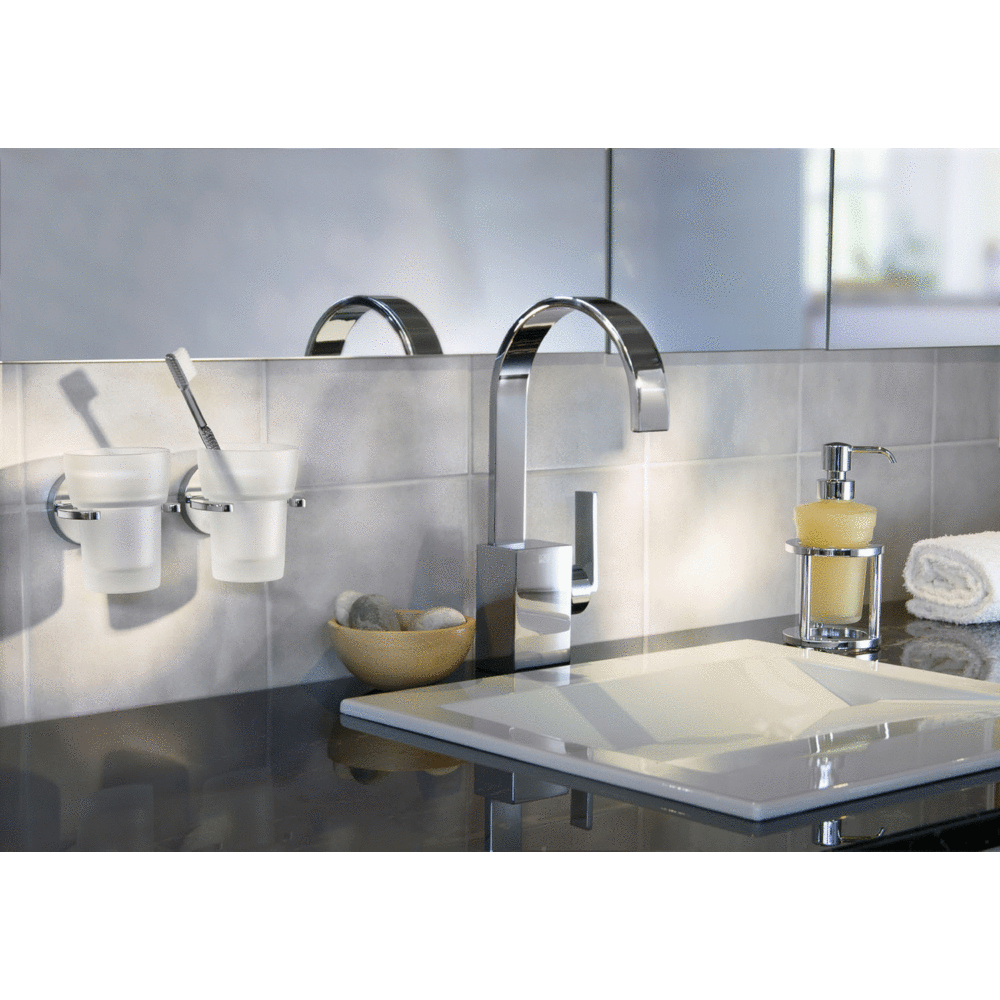 Smedbo House Tumbler & Holder RK343 Polished Chrome