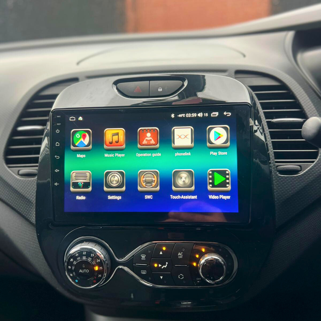 Renault Captur Kaptur Apple Carplay / Android Auto 9" Stereo Upgrade 2011-2019