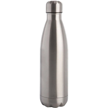 Water Bottle - Stainless Steel and Reusable - Silver