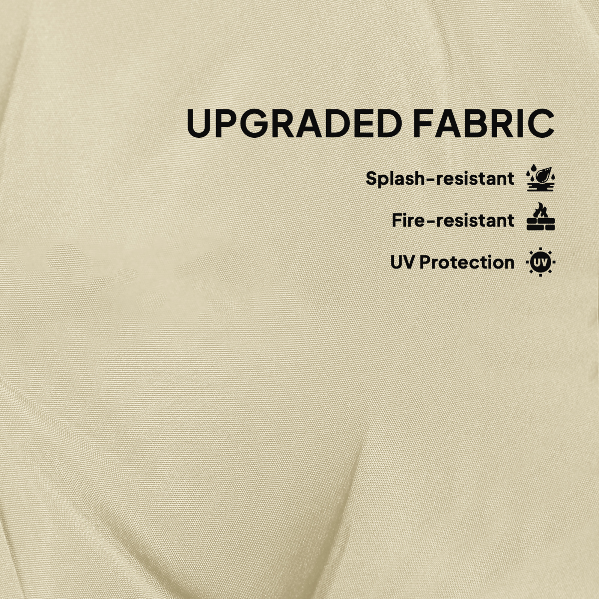 Outsunny Outdoor Seat Cushions Set of 2, Tufted Round Chair Pads