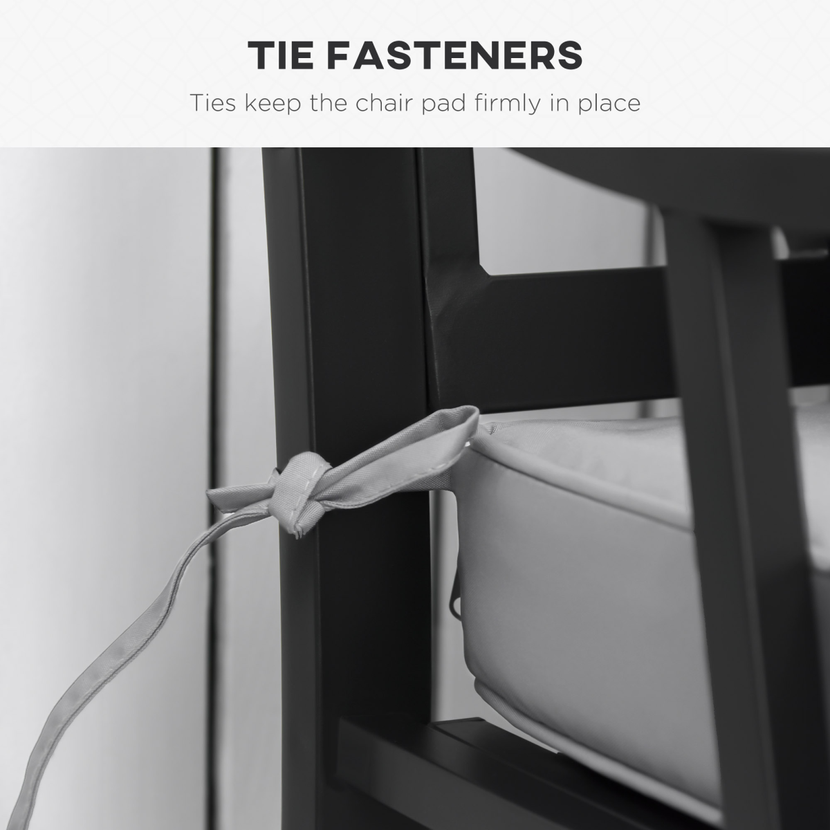 Outsunny Garden Bench Cushion 2 Seater Seat Pad Indoor& Outdoor Use