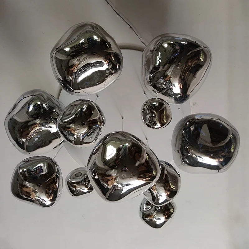 Modern Lava LED Chandeliers PVC Lighting